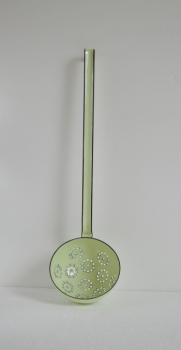 Emaille Schaumlöffel *nilgrün* 9cm
