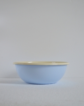 Emaille Küchenschüssel *pastellblau* 18cm