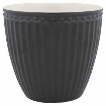 Latte Cup *Alice* dark grey
