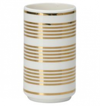 Vase *Stripe* gold