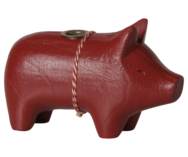 Holzschwein *rot* klein