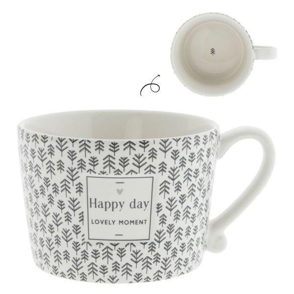 Mug White *Happy Day* black