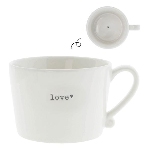 Mug white *Love* black