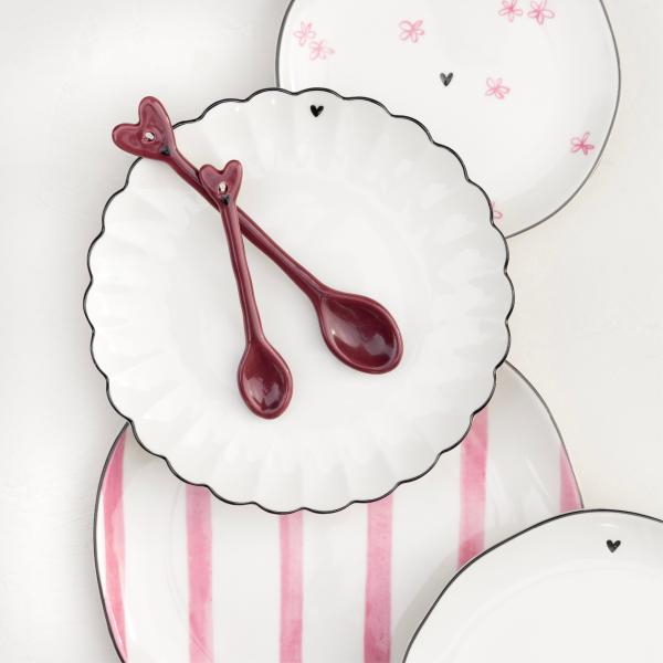 Löffel *Herz* rose 14cm