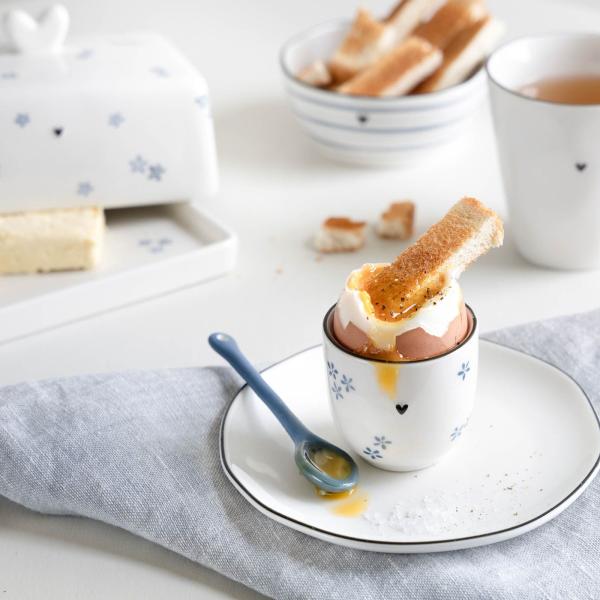 Eierbecher *Daisies* iris blue tief