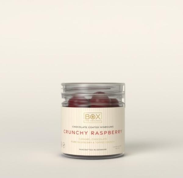 Fruchtgummi mit Schokolade *CRUNCHY RASPBERRY-HIMBEERE* small