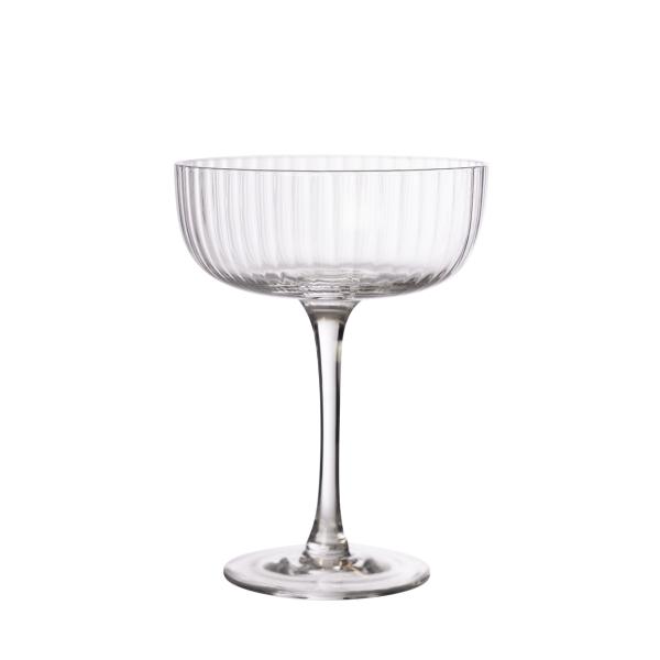Champagnerglas *geriffelt*