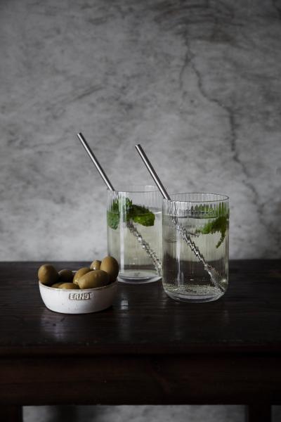 Trinkglas *geriffelt* hoch 50cl