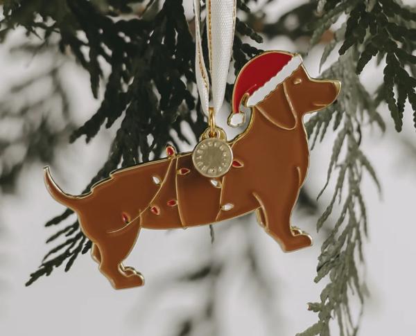 Baumschmuck *Weihnachtsdackel*