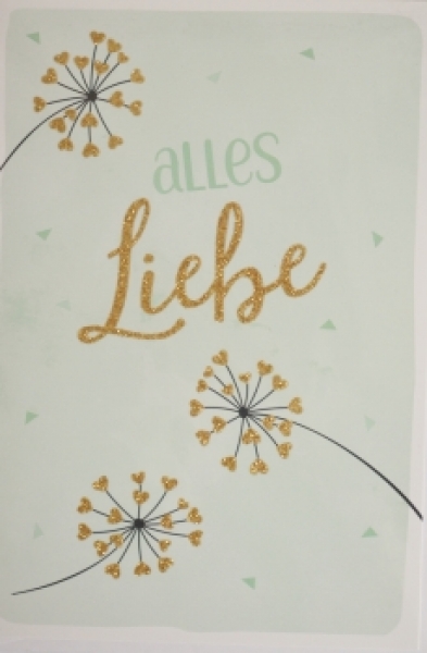 Doppelkarte *Alles Liebe*