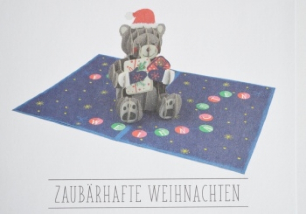 3D Weihnachtskarte *ZauBärhafte Weihnachten*