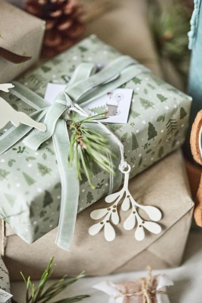 Anhänger *Mistelzweig* weiss