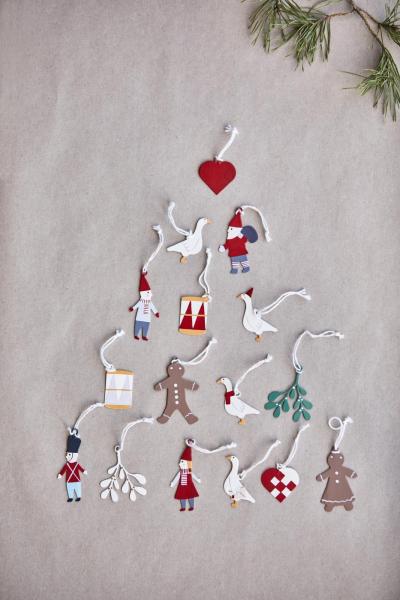 Anhänger *Mistelzweig* weiss