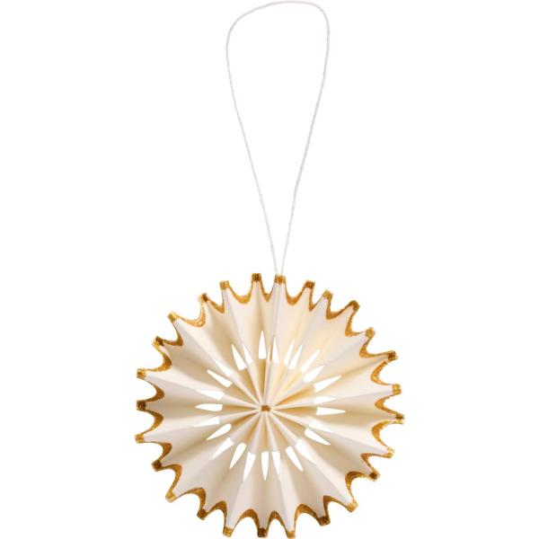 Anhänger Schneeflocke *Stella* goldglimmer