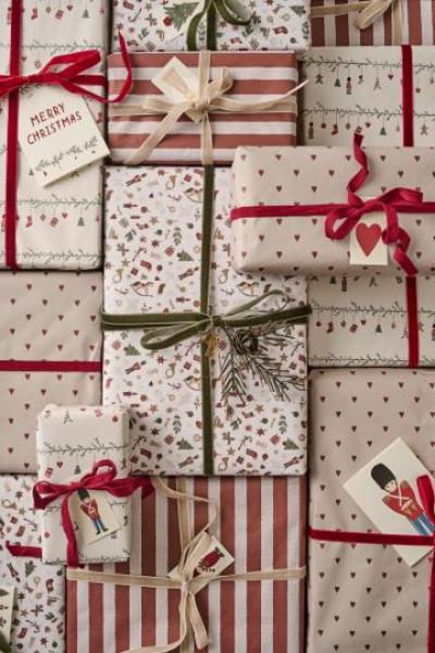 Geschenkpapierrolle *Weihnachtsmotive* 5m