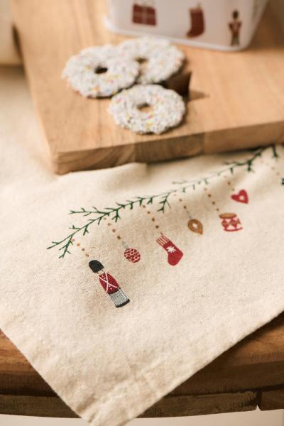 Geschirrtuch *Julius* Weihnachtsgirlande