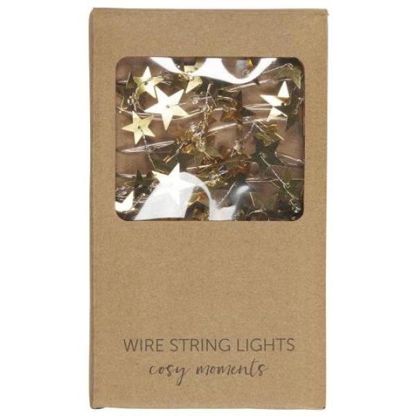 Lichterkette *20 goldene Sterne*