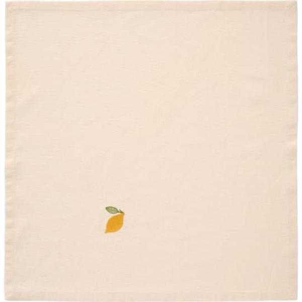 Stoffserviette Summer Vibes *Zitrone* butter cream