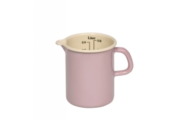 Emaille Küchenmaß *rosa* 0,5l