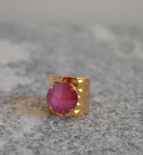 Ring *rund* gold-peony