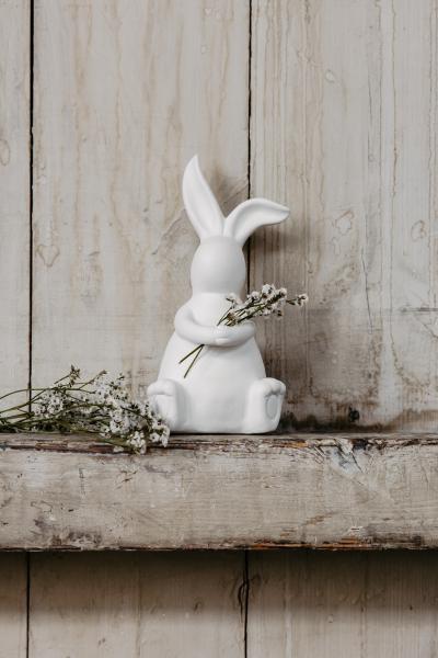 Keramik Hase *Elias* weiß