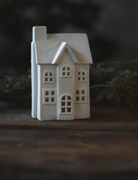 Keramik Haus *BYN* Nr.2  weiß