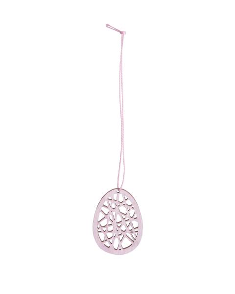 Anhänger Holz Ei *STENINGE* rosa