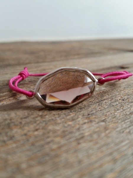 Armband *Liv* silber/pink