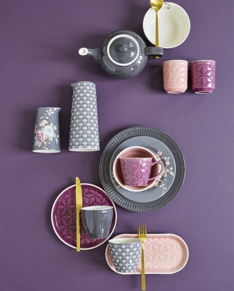 Latte Cup *Alice* dark grey