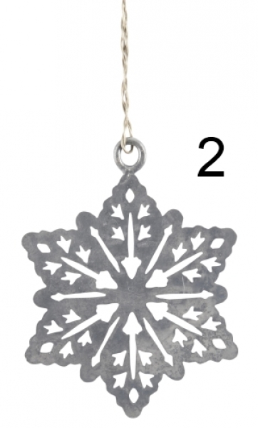 Tannenbaumschmuck *Stern* zink