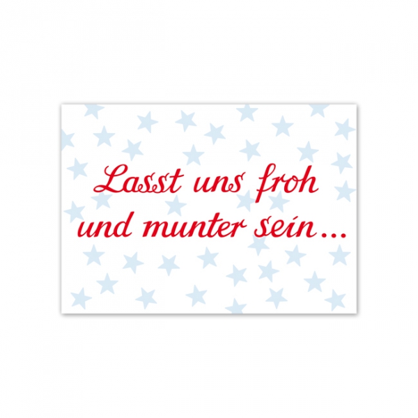 Postkarte *Froh und munter*