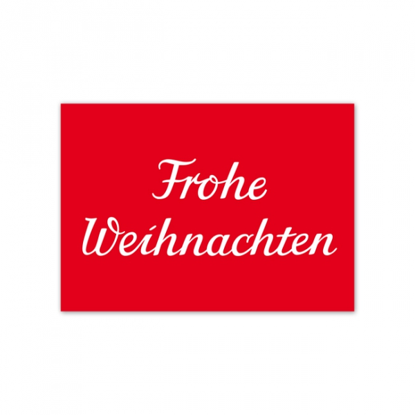 Postkarte *Frohe Weihnachten*