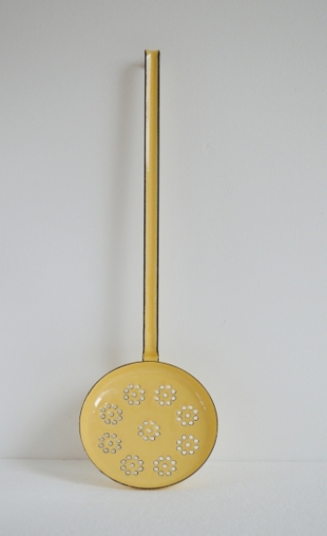 Emaille Backschaufel *goldgelb*