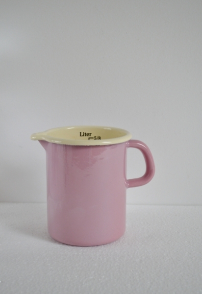 Emaille Küchenmaß *rosa* 0,5l