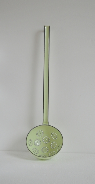 Emaille Schaumlöffel *nilgrün* 9cm