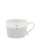 Mug white *Stripes-Coffee* small