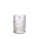 Kerzenhalter/ Vase *gemustertes Glas* 6x8 cm