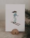 Postkarte *Ski Girl*