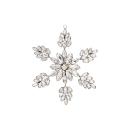 Schneeflocke *Bead* silber groß