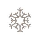 Schneeflocke *Bead* silber medium