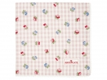 Stoffserviette *Viola* check pale pink