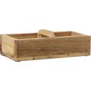 Holzkiste *UNIKA* 2 Fächer mit Griff