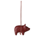 Anhänger *Holzschweinchen* rot groß