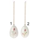 Anhänger Osterei *Ornament* rose