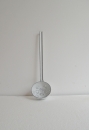 Emaille Schaumlöffel *weiß* 9 cm