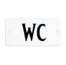 Schild Emaille *WC*